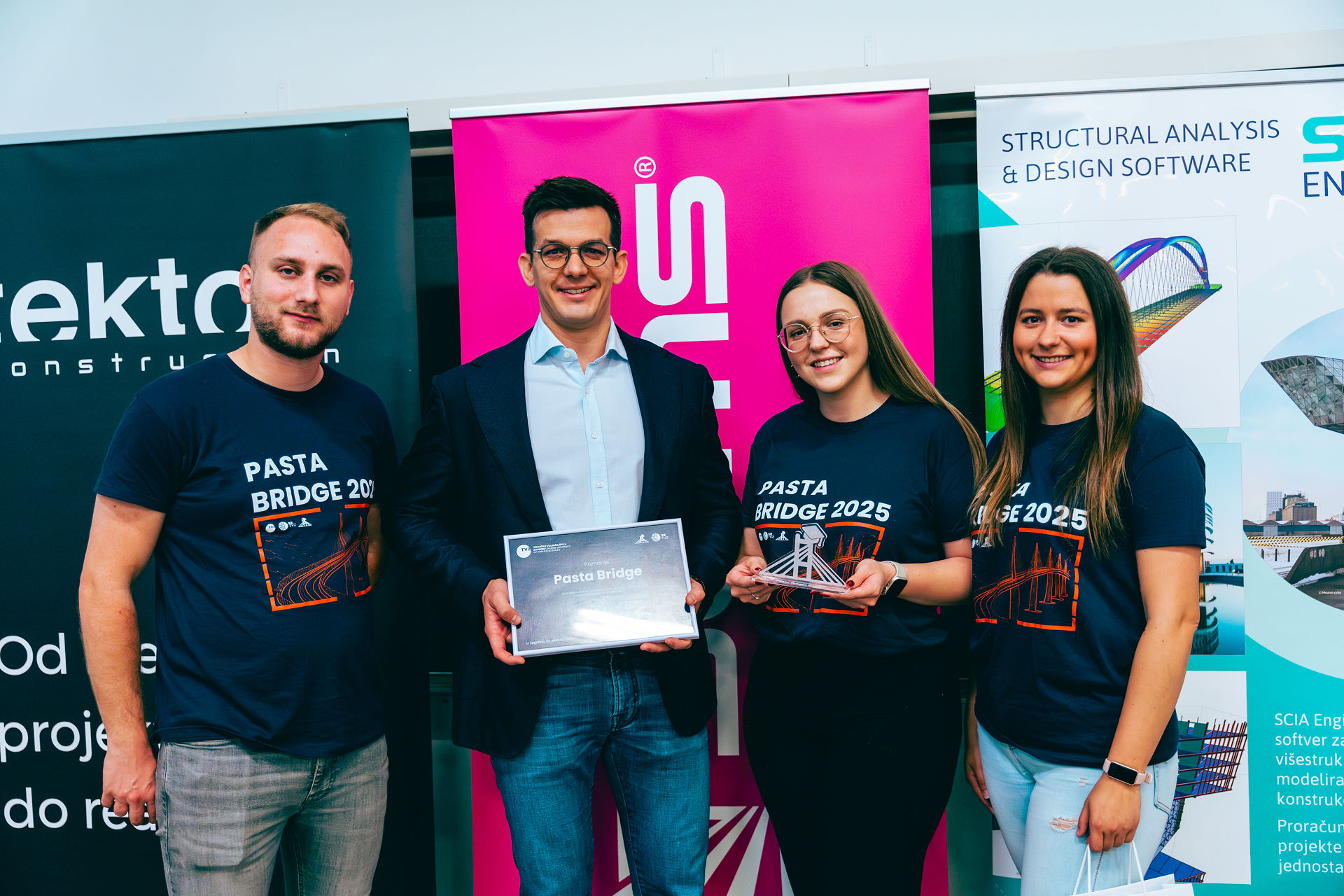 SDMS d.o.o. sponzor TVZ Pasta Bridge natjecanja – naš zaposlenik osvojio 2. Mjesto